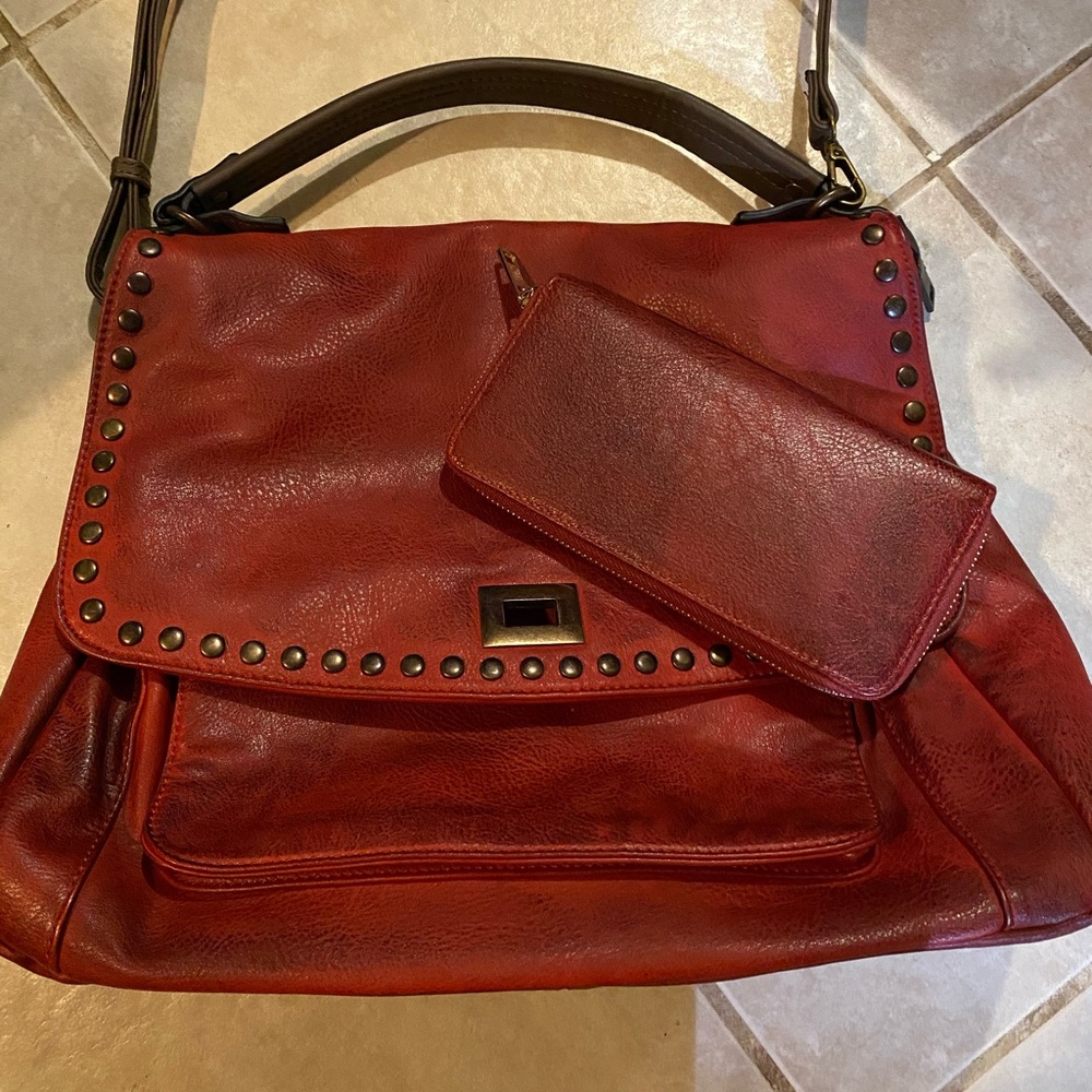 Work Bag/ Purse w/ Matching Wallet